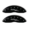 MGP 14030SSSRBK | 4 Caliper Covers Engraved Front & Rear SSR Black finish silver ch; 2006-2006 Alternate Image 1