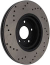 Stoptech 128.42080R | StopTech Infiniti EX37 Sport Cross Drilled Brake Rotor, Front Right; 2013-2013 Alternate Image 8