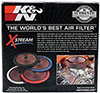 K&N Engineering 661101 | K&N X-Stream Top Filter Only 11in - Black Alternate Image 3