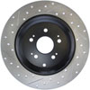 Stoptech 127.40072L | StopTech Honda Pilot Sport Drilled/Slotted Rotor, Rear Left; 2009-2015 Alternate Image 8