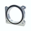 Torque Solution ts-tbs-028 | Throttle Body Spacer (Silver) Ford F-150 3.5L Ecoboost / 3.7L V6 Alternate Image 1