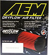 AEM Induction 212110dk | AEM 3.25 inch DRY Flow Short Neck 5 inch Element Filter Replacement Alternate Image 11