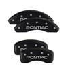 MGP 17216FMGPBK | MGP Front set 2 Caliper Covers Engraved Front MGP Black finish silver ch; 2013-2019 Alternate Image 4