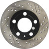 Stoptech 127.33057L | StopTech Volkswagen Jetta Sport Drilled/Slotted Rotor, Rear Left; 1998-2015 Alternate Image 1