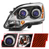 ANZO 111476 | 2007-2008 Gmc Acadia Crystal Headlight Chrome Amber(OE); 2007-2008 Alternate Image 5