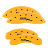 MGP 14031SSSRYL | 4 Caliper Covers Engraved Front & Rear Ssr Yellow Finish Black Char 2004 Chevrolet SSR; 2003-2005 Alternate Image 1