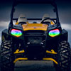 Oracle Lighting 1273-332 | Oracle 08-19 Polaris RZR 570/800/900 Dynamic RGB+W Headlight Halo Kit - ColorSHIFT - Dynamic; 2008-2019 Alternate Image 4