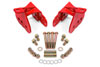 BMR Suspension cab400r | BMR 64-72 Chevy Chevelle Rear Control Arm Relocation Brackets - Red; 1964-1972 Alternate Image 1