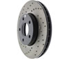 Stoptech 128.61100R | StopTech Volvo C30 Sport Cross Drilled Brake Rotor, Front Right; 2012-2013 Alternate Image 6