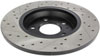 Stoptech 127.33127L | StopTech Audi A5 Sport Drilled/Slotted Rotor, Rear Left; 2009-2017 Alternate Image 5