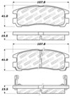 Stoptech 309.03830 | StopTech Sport Brake Pads Chrysler Sebring, Rear; 1995-2005 Alternate Image 2