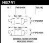 Hawk Performance HB741B.723 | Hawk 13-15 Mercedes-Benz GL350/450 12-15 ML350 2015 ML250 HPS 5.0 Front Brake Pads; 2013-2015 Alternate Image 1