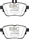 EBC dp22297 | 2017+ Mercedes-Benz E300 (W213) Greenstuff Rear Brake Pads; 2017-2023 Alternate Image 2