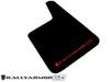 Rally Armor mf20-urp-blk/rd | Larger Universal fitment (no hardware) UR Plus Black Mud Flap w/ Red Logo Alternate Image 1