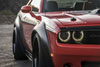 AVS 850250 | 2008+ Dodge Challenger Smooth Front and Rear Fender Flares - Black (4 Pc); 2008-2020 Alternate Image 1