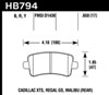 Hawk Performance HB794Z.650 | Hawk 13-15 Cadillac XTS Performance Ceramic Street Rear Brake Pads; 2013-2015 Alternate Image 5