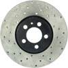 Stoptech 128.33059R | StopTech Volkswagen Golf Sport Cryo Cross Drilled Rotor, Front Right; 1998-2006 Alternate Image 4