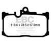 EBC dp33017c | 13+ Lexus GS350 3.5 F-Sport RWD Redstuff Front Brake Pads; 2013-2023 Alternate Image 4