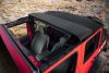 Rugged Ridge 1386335 | 2018+ Jeep Wrangler JLU 4 Dr Black Diamond Stitch Cloth Voyager Top (Tinted); 2018-2024 Alternate Image 4