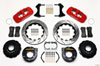 Wilwood 140-10948-dr | AERO4 Rear P-Brake Kit 14.00in Drill Red Big Ford New Style 2.50in Offset Alternate Image 1