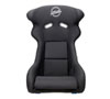 NRG frp-600wt | FRP Bucket Seat - White Finish with Arrow Embroidery And Blue Side Mount Bracket Alternate Image 2