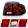 ANZO 321350 | 1994-1998 Ford Mustang Taillight Dark Red Lens (OE Style); 1994-1998 Alternate Image 4