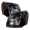 SPYDER 9031007 | Xtune Chevy Equinox 05-09 OEM Style Headlights Black HD-JH-CEQ05-AM-BK; 2005-2009 Alternate Image 1