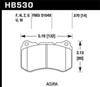 Hawk Performance HB530Z.570 | Hawk 07-08 Acura TL Type S Performance Ceramic Street Front Brake Pads; 2007-2008 Alternate Image 1