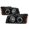 SPYDER 5030023 | Spyder Chevrolet Silverado 1500/2500/3500 ( Replaceable LEDs ) Projector Headlights - Black - (PRO-YD-CS03-CCFL-BK); 2003-2006 Alternate Image 2