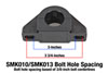 BMR Suspension smk013 | BMR Universal 1.375in Billet Aluminum Sway Bar Mount Mount (Delrin) - Black Alternate Image 2