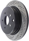 Stoptech 127.42078R | StopTech Infiniti FX35 Sport Drilled/Slotted Rotor, Rear Right; 2003-2012 Alternate Image 8