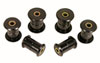 Prothane 7-1055-BL | 99-14 Chevy Silverado 1500/2500 2/4wd Rear Spring Bushings - Black; 1999-2014 Alternate Image 1