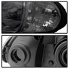 SPYDER 5013439 | xTune Honda Del Sol 1PC Crystal Headlights - Black; 1993-1997 Alternate Image 5