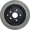 Stoptech 128.44041L | StopTech Toyota Previa Sport Cross Drilled Brake Rotor, Rear Left; 1991-1997 Alternate Image 6