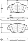 Stoptech 308.14440 | StopTech Street Brake Pads Hyundai Sonata, Front; 2011-2014 Alternate Image 1