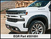 EGR 301691 | 2019 Chevy 1500 Super Guard Hood Guard - Dark Smoke Alternate Image 10