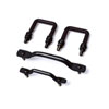 Rugged Ridge 11211.01 | Windshield Tie Down Kit Black 55-95 Jeep CJ / Jeep Wrangler; 1955-1995 Alternate Image 4