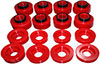 Energy Suspension 4.4124r | 08-16 Ford F-250/F-350/F-450/F-550 Super Duty Crew Cab Red Body Mount Set; 2008-2016 Alternate Image 1