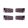 Rugged Ridge 11202.02 | 76-86 Jeep CJ Black Door Hinge Kit; 1976-1986 Alternate Image 2