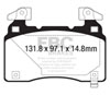 EBC dp43028r | 14+ Cadillac CTS Vsport 3.6 Twin Turbo Yellowstuff Front Brake Pads; 2014-2023 Alternate Image 4