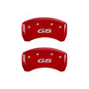 MGP 18011SPG8RD | 4 Caliper Covers Engraved Front Pontiac Engraved Rear G8 Red finish silver ch; 2008-2009 Alternate Image 2