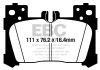 EBC dp32324c | 2018+ Lexus LC500 5.0L Redstuff Rear Brake Pads; 2018-2023 Alternate Image 1