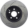 Stoptech 128.35109L | StopTech Mercedes-Benz C250 Sport Cryo Cross Drilled Rotor, Front Left; 2010-2016 Alternate Image 4