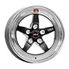 Weld 71MB-510A65A | S71 15x10.33 / 5x4.5 BP / 6.5in. BS Black Wheel (Medium Pad) - Non-Beadlock; 1994-2004 Alternate Image 1