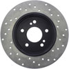 Stoptech 128.35012R | StopTech Mercedes-Benz C230 Sport Cryo Cross Drilled Rotor, Rear Right; 1999-2005 Alternate Image 2