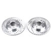 PowerStop jbr304xpr | Power Stop 88-91 Honda Civic Front Evolution Drilled & Slotted Rotors - Pair; 1988-1991 Alternate Image 2