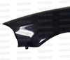 Seibon FF9698HDCV | Carbon Fiber Oe Style Fenders (Pair) Honda Civic; 1996-1998 Alternate Image 1