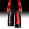 ANZO 311345 | 1999-2000 Cadillac Escalade LED Taillights Black Housing Smoke Lens Pair; 1999-2000 Alternate Image 7