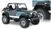 Bushwacker 10910-07 | 59-83 Jeep CJ5 Cutout Style Flares 4pc - Black; 1959-1983 Alternate Image 1