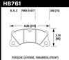 Hawk Performance HB761Z.593 | Hawk 10-13 Porsche Panamera / 12-15 Cayenne Performance Ceramic Luxury & Touring Front Brake Pad; 2010-2013 Alternate Image 1